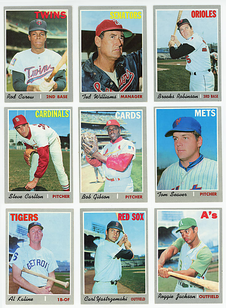 1970 Topps Complete Set (720) - Clean!