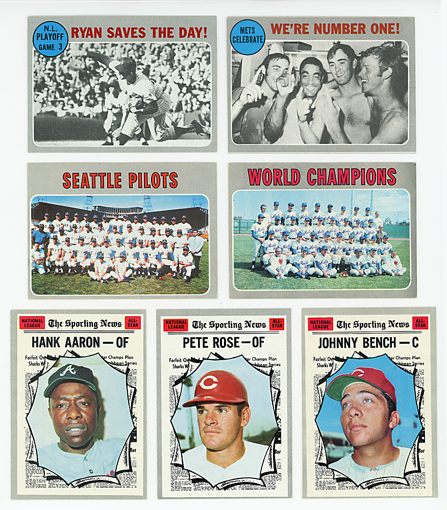 1970 Topps Complete Set (720) - Clean!