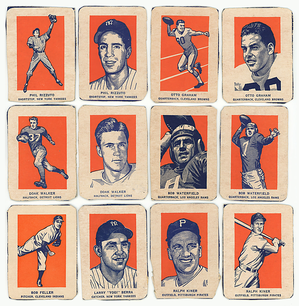1952 Wheaties Near Complete Set (46/60) with (2) Mikan, (2) Musial & (2) T. Williams