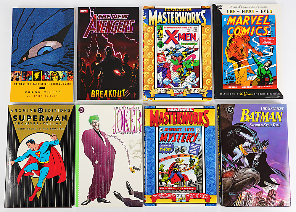 1970s-2000s Comic Trade Paperback, Graphic Novel, Omnibus & Hardcover Book Treasure Chest (197)