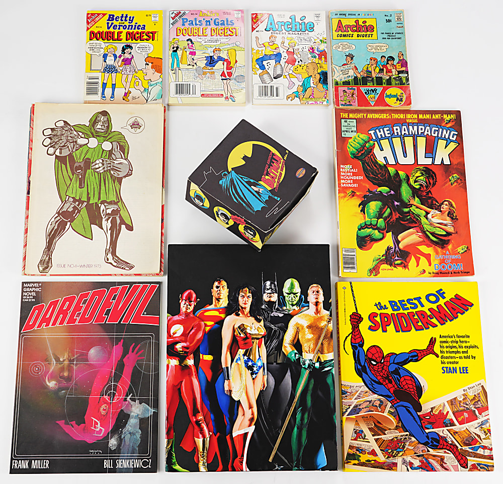 1970s-2000s Comic Trade Paperback, Graphic Novel, Omnibus & Hardcover Book Treasure Chest (197)