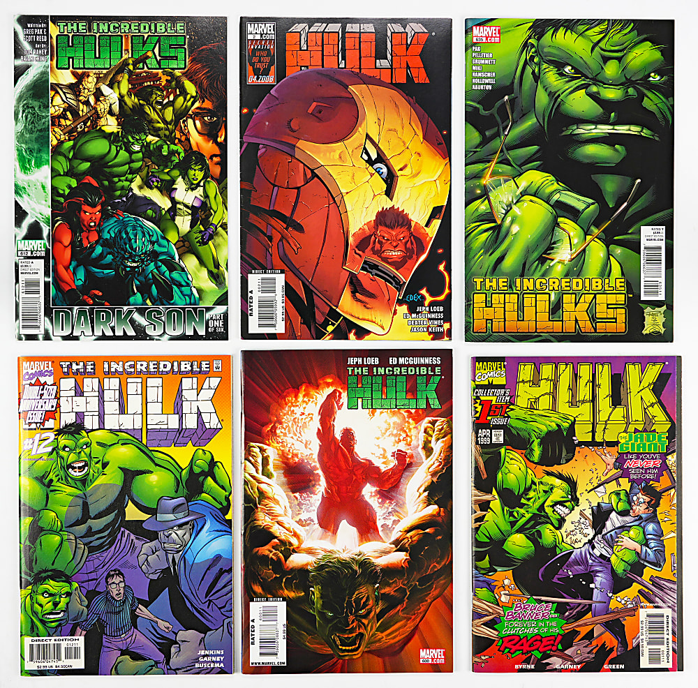 1980s-2010s Marvel Hulk Related Comic Collection (451) with Hulk Volume 2 Near-Complete Run
