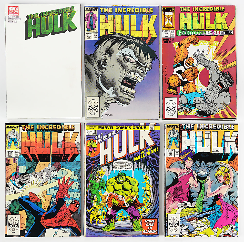 1980s-2010s Marvel Hulk Related Comic Collection (451) with Hulk Volume 2 Near-Complete Run