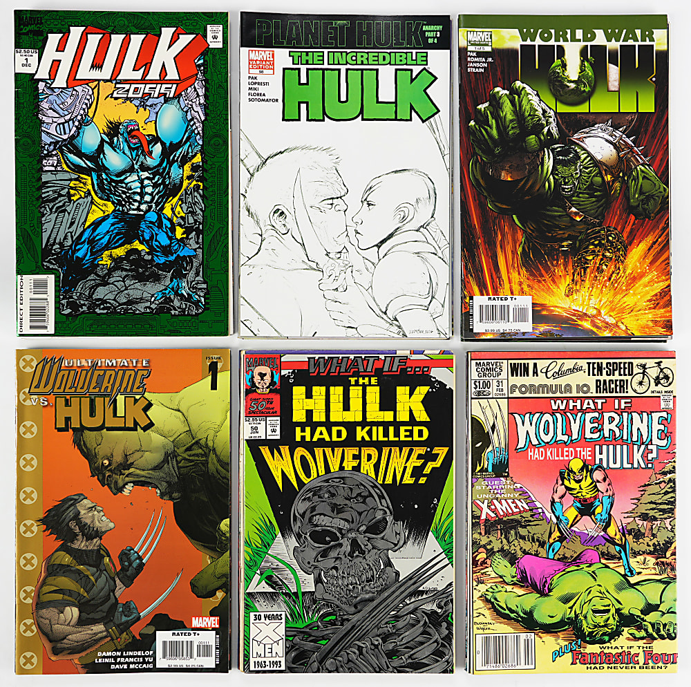 1980s-2010s Marvel Hulk Related Comic Collection (451) with Hulk Volume 2 Near-Complete Run
