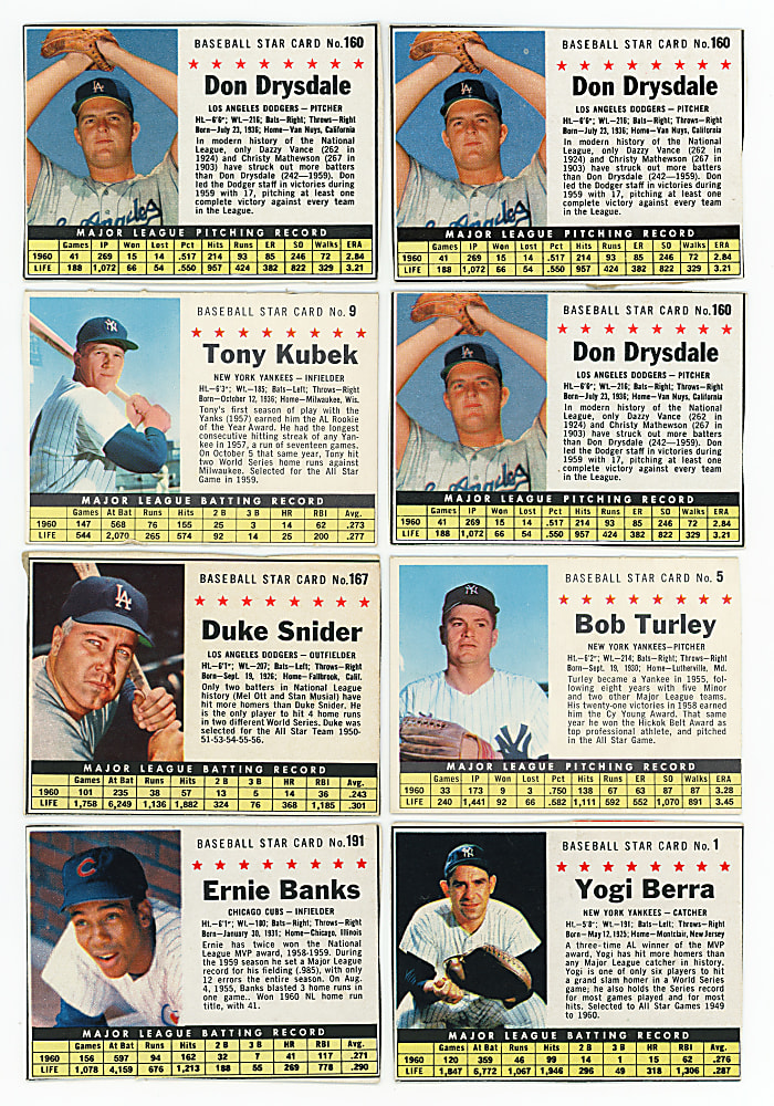 1954-1973 Baseball & Football Shoebox Collection (425+) with (75+) Hall of Famers Including Clemente, Mantle & Mays