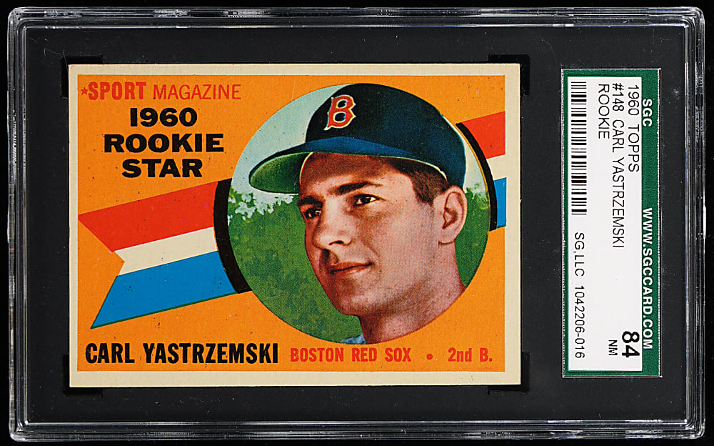 1960 Topps #148 Carl Yastrzemski Rookie SGC NM 7