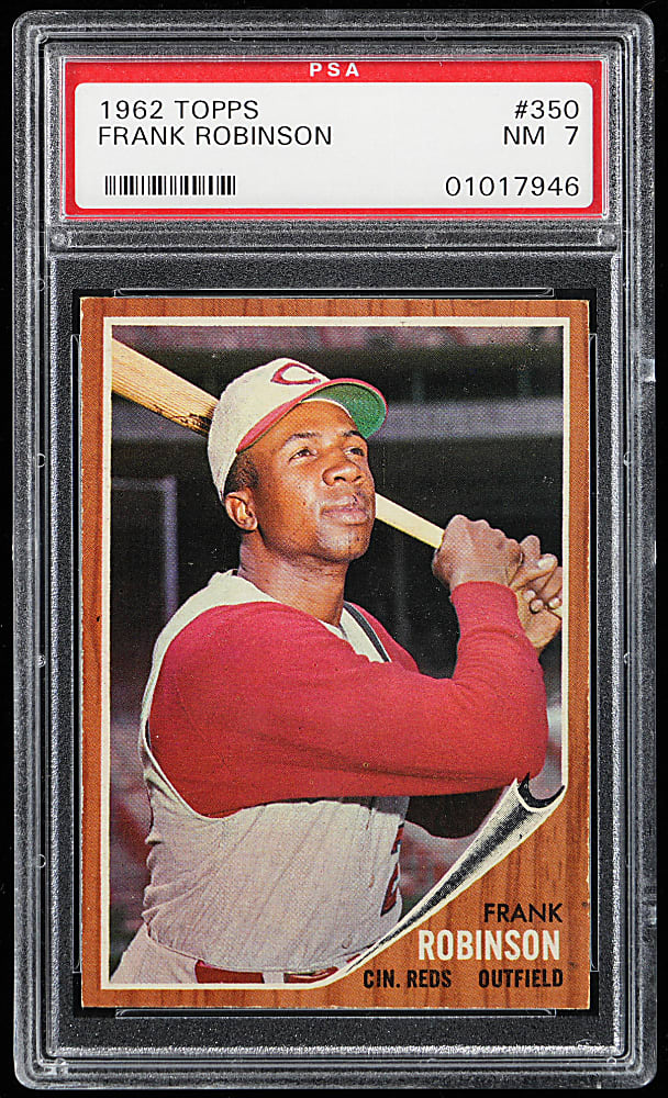 1962 Topps #350 Frank Robinson PSA NM 7
