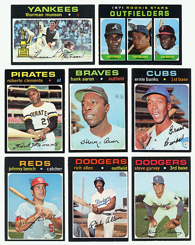 1971 Topps Near Complete Set (747/752) - Clean!