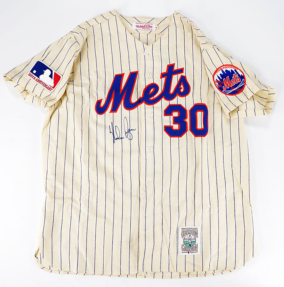 Nolan Ryan Boldly Signed Mitchell & Ness 1969 New York Mets Jersey