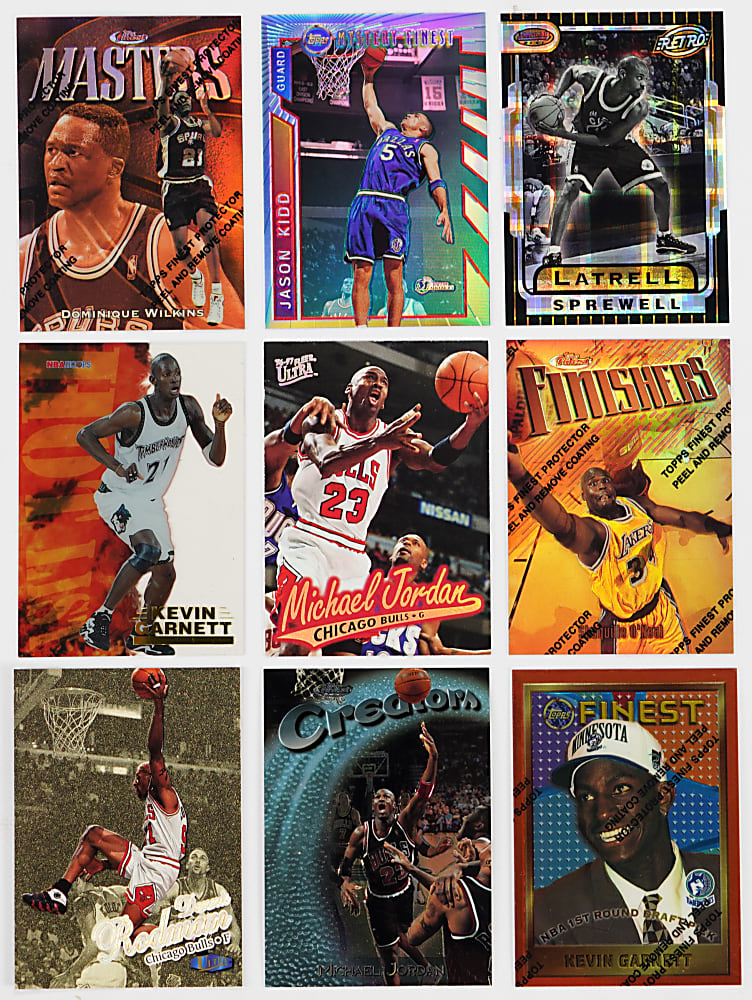 1990s Basketball Star, Rookie & Insert Collection (135) with Several Michael Jordan