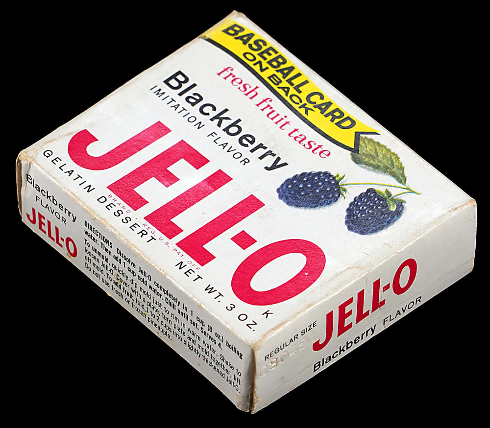 1963 Jell-O Baseball Complete Unopened Box with #96 Bob Johnson