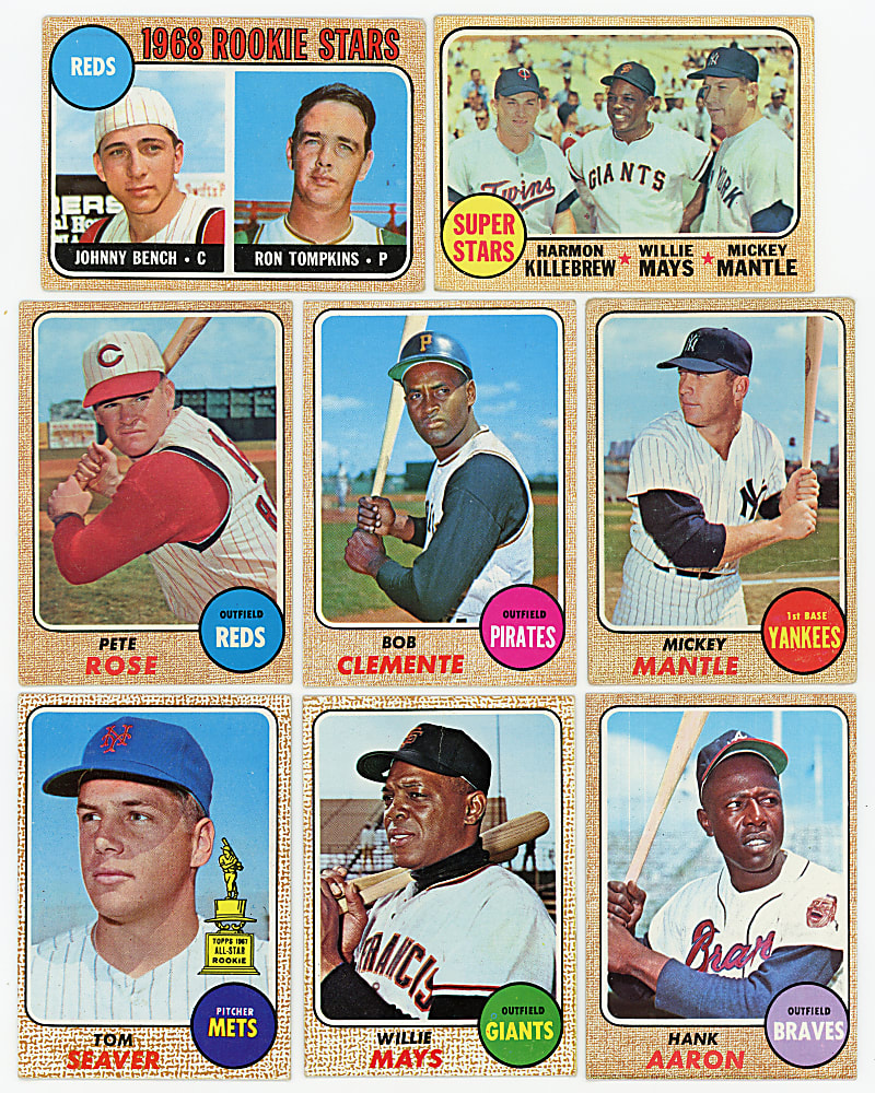 1968 Topps Near Complete Set (597/598)