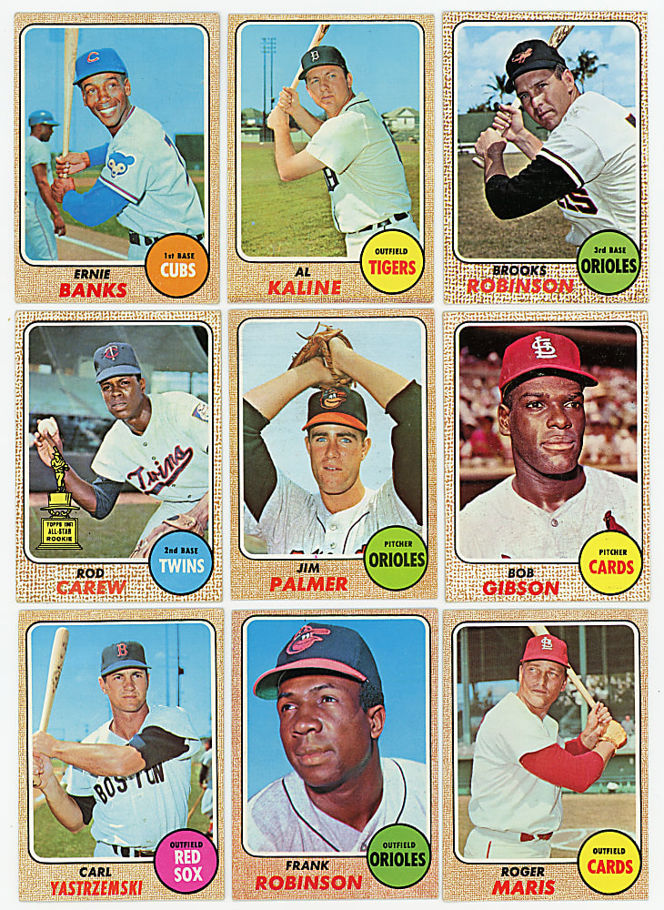 1968 Topps Near Complete Set (597/598)