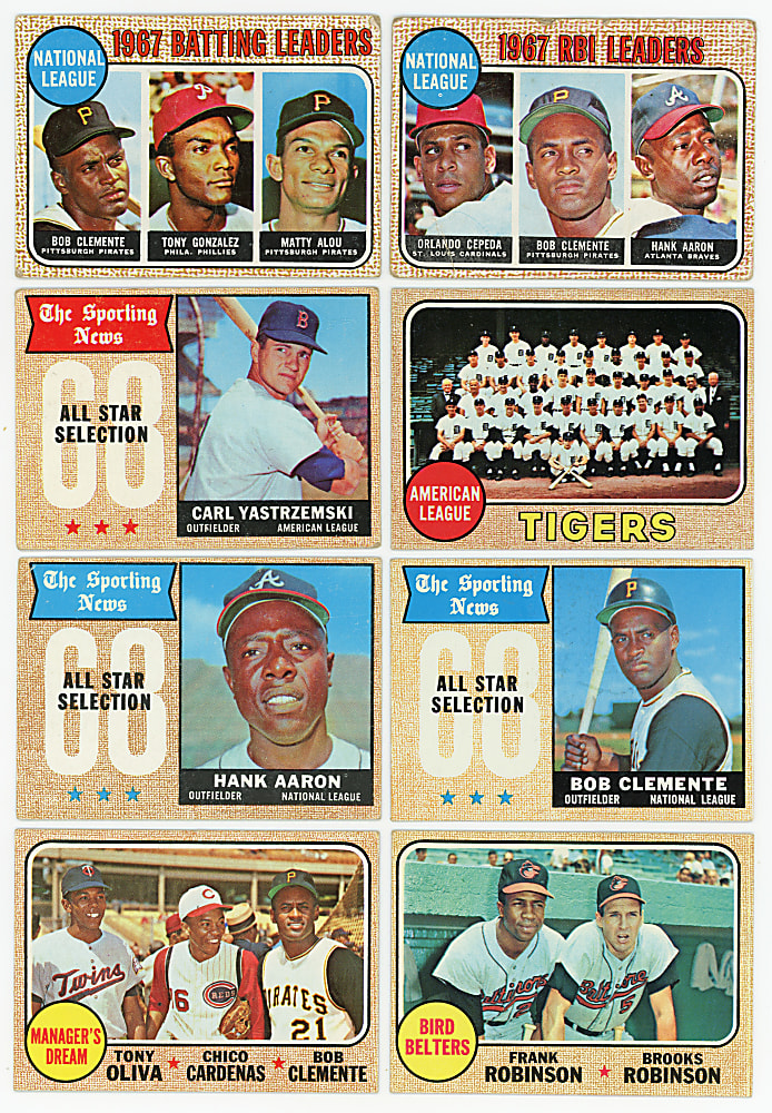 1968 Topps Near Complete Set (597/598)