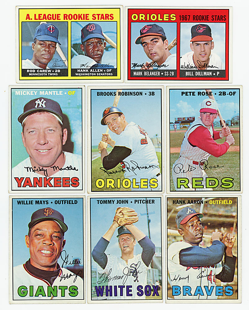 1967 Topps Near Complete Set (608/609)
