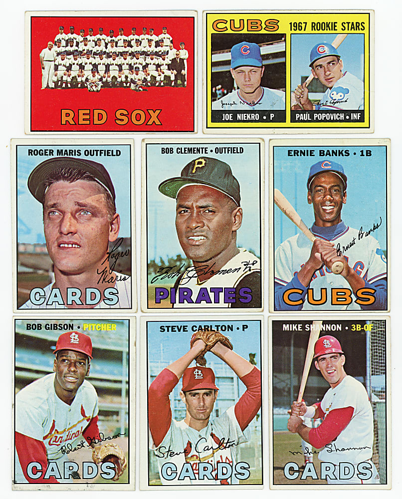 1967 Topps Near Complete Set (608/609)