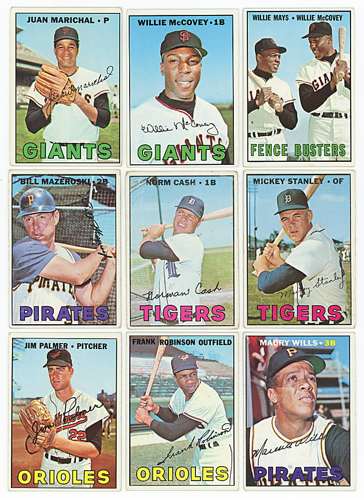 1967 Topps Near Complete Set (608/609)