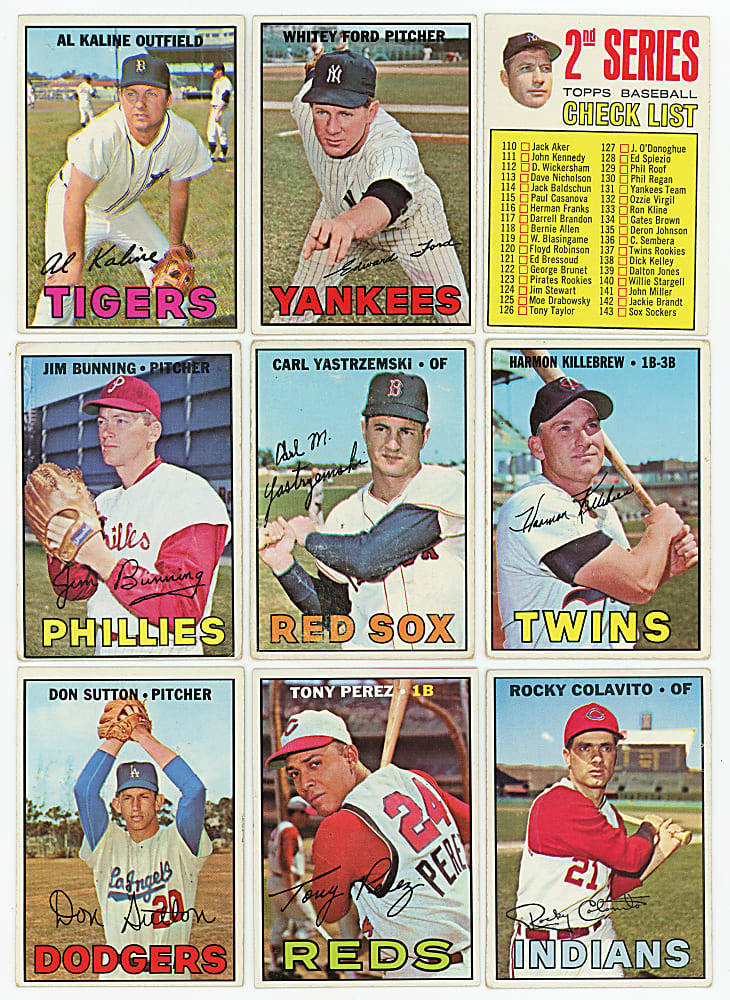 1967 Topps Near Complete Set (608/609)