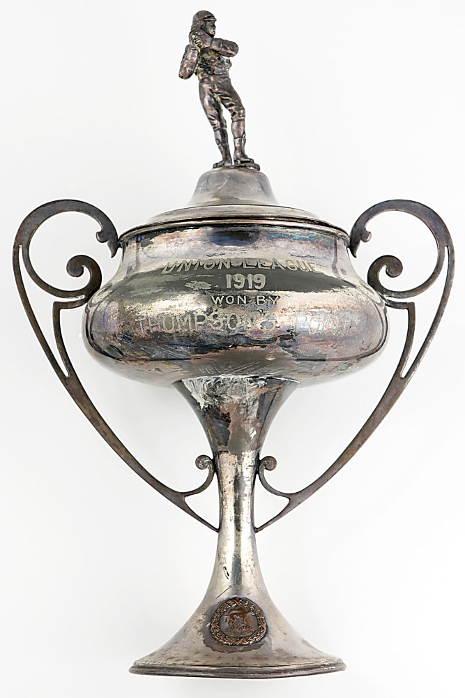 1919 Thompson's Point Union League Championship Trophy Figural