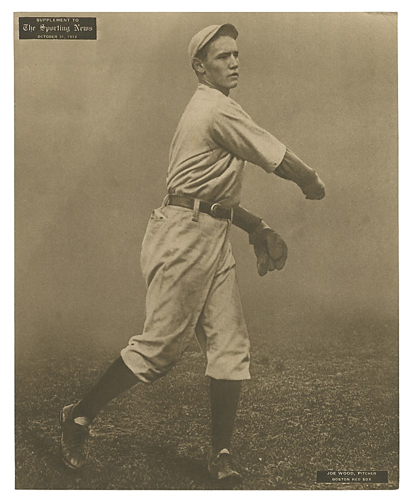 1909-1913 M101-2 Sporting News Supplement Joe Wood