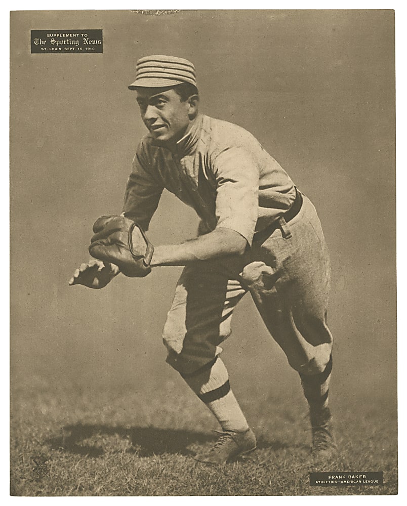 1909-1913 M101-2 Sporting News Supplement Frank Baker