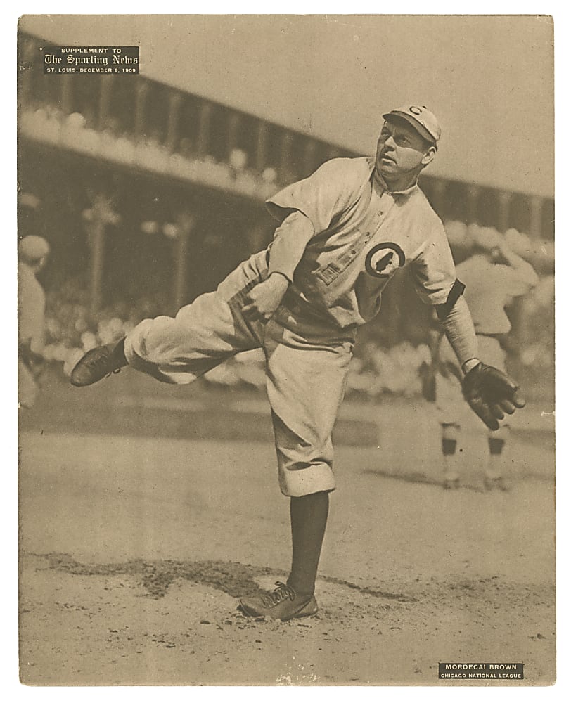 1909-1913 M101-2 Sporting News Supplement Mordecai Brown