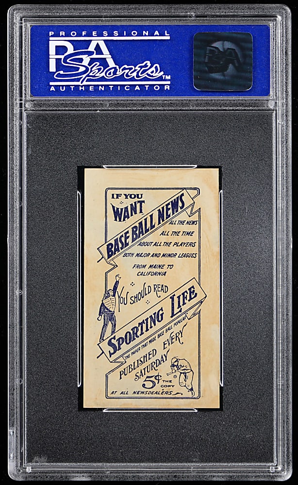 1910-1911 M116 Sporting Life Clark Griffith PSA EX-MT 6 (st)