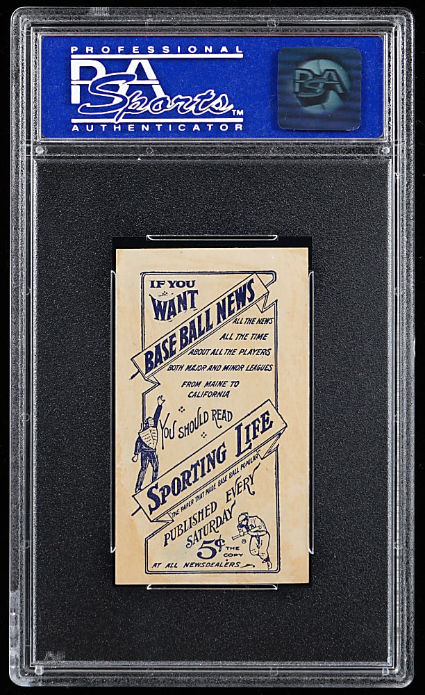 1910-1911 M116 Sporting Life Addie Joss PSA EX-MT 6