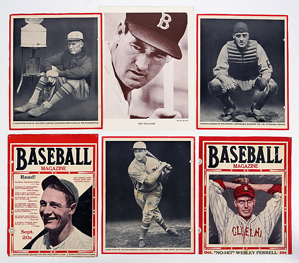 1920s-1960s Baseball Magazine & Baseball Monthly Collection (20) with (3) Lou Gehrig, Jimmie Foxx & Babe Ruth