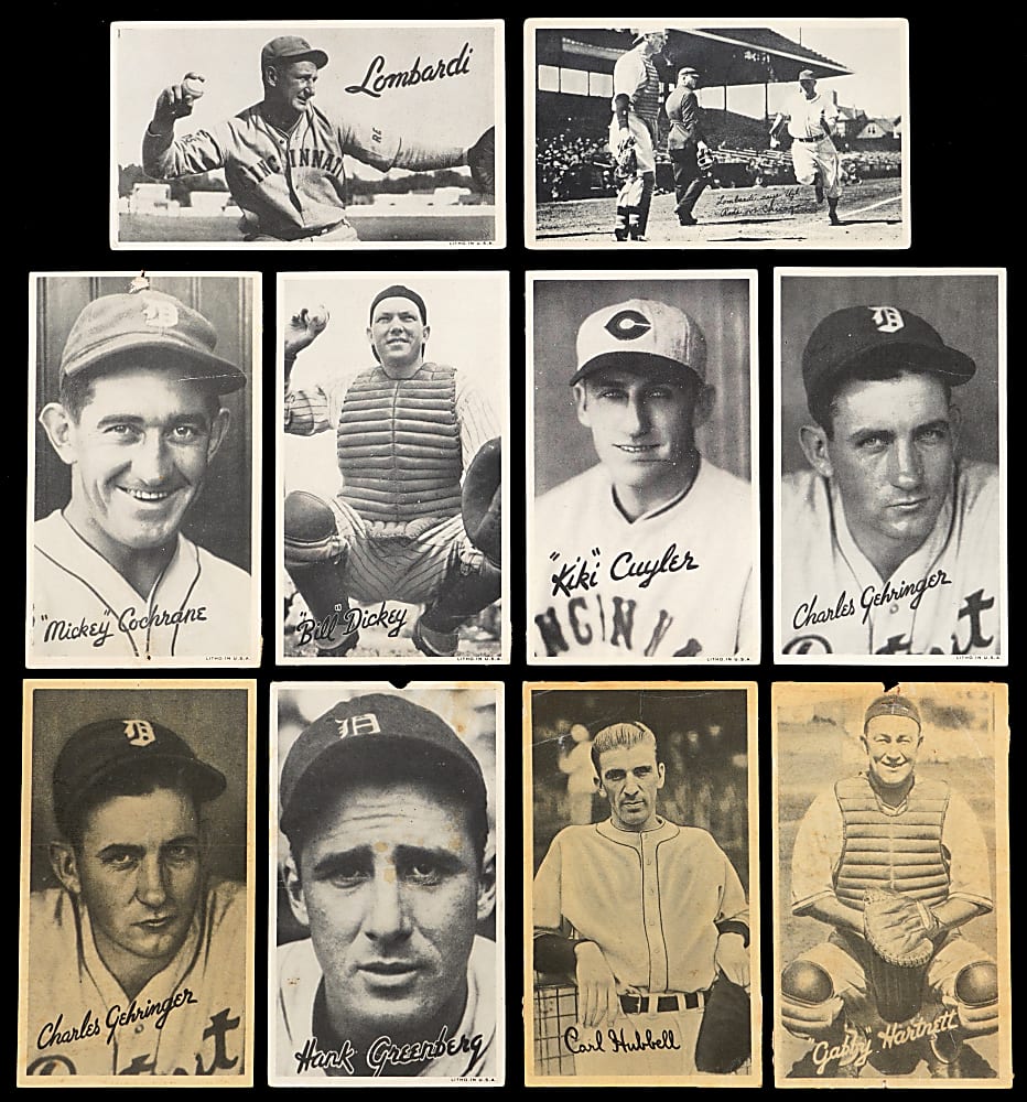 1936 & 1937 Goudey Wide Pen & National Chicle Fine Pen Collection (92) with (18) Hall of Famers