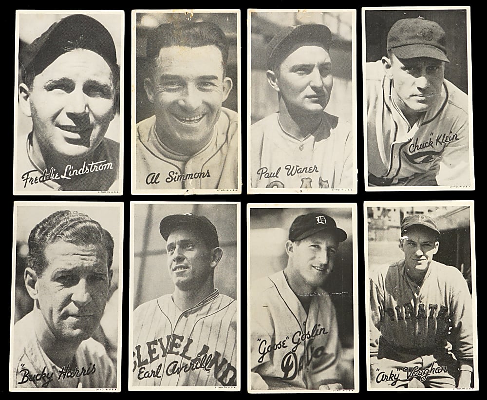 1936 & 1937 Goudey Wide Pen & National Chicle Fine Pen Collection (92) with (18) Hall of Famers