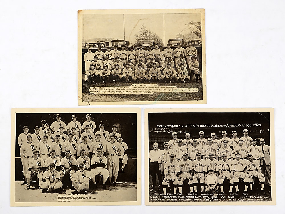 1934-1939 Butterfinger, Goudey & National Chicle Premiums (25) with (11) Hall of Famers & (9) Teams