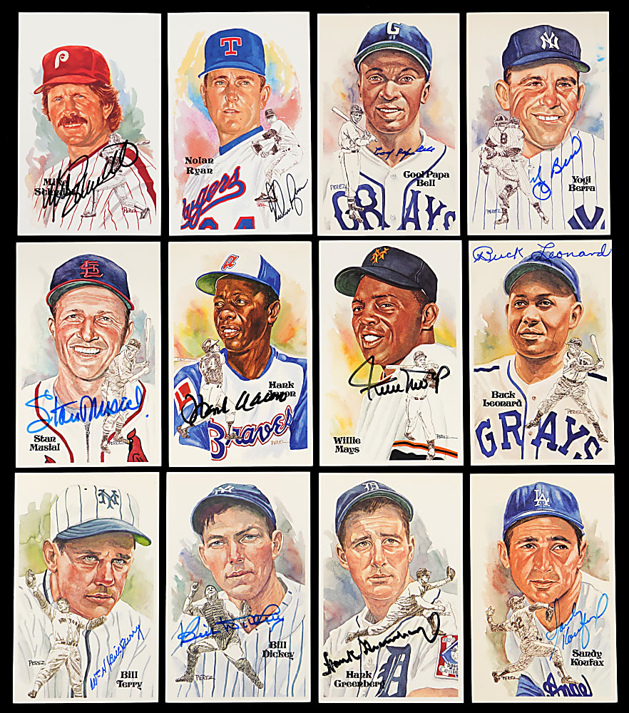 Signed Perez-Steele Postcards Collection (83)