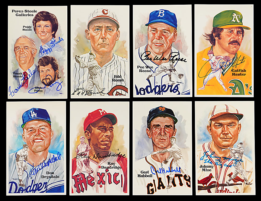 Signed Perez-Steele Postcards Collection (83)