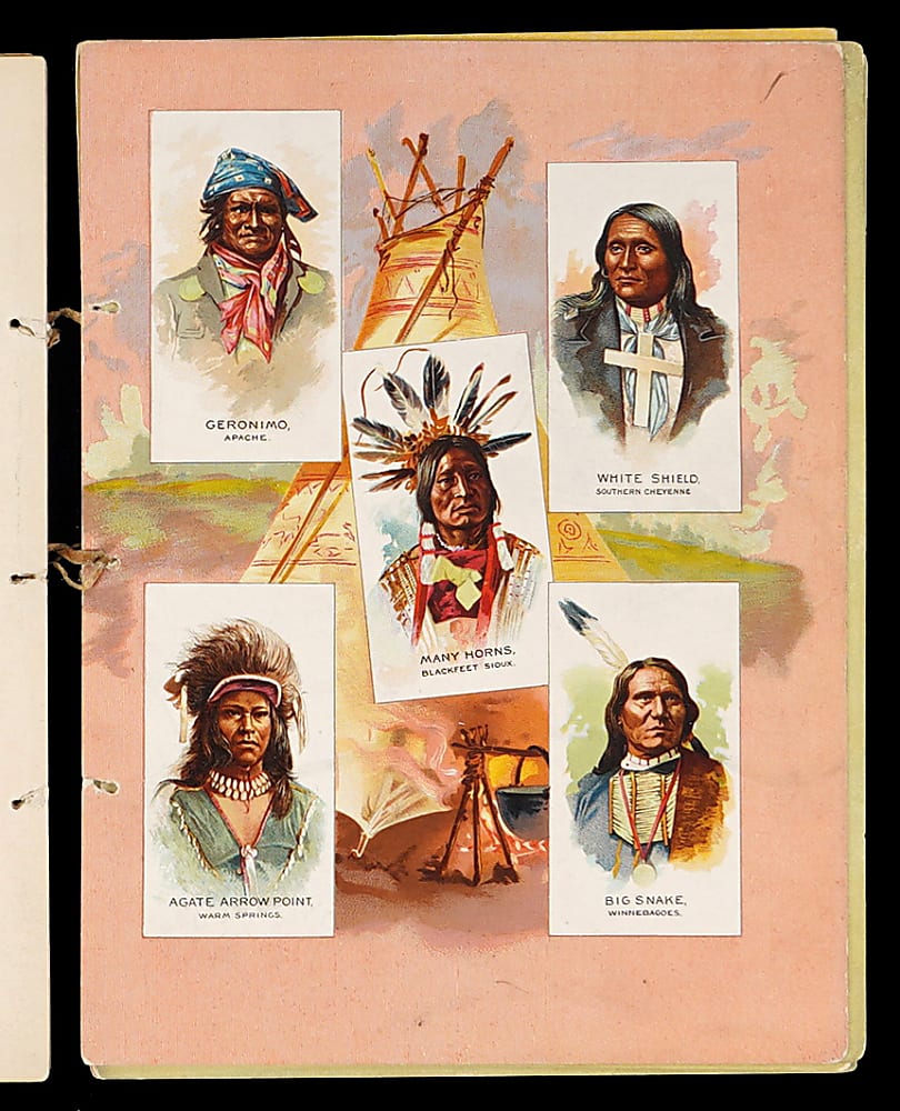1888 A2 Allen & Ginter American Indian Chiefs Tobacco Premium Album