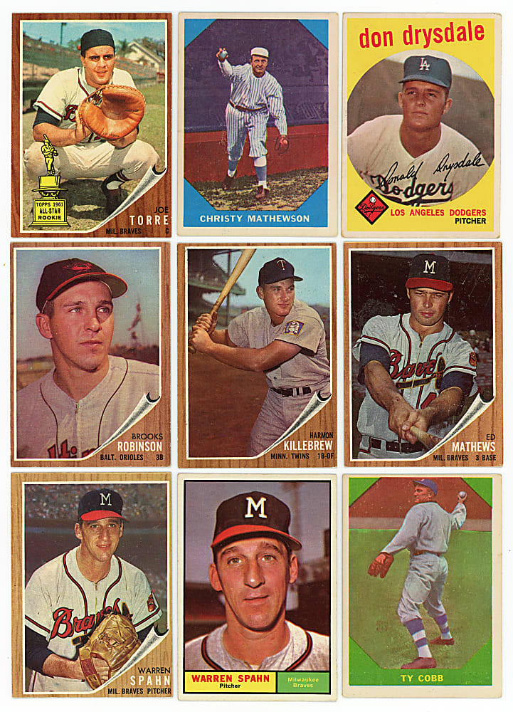 1958-1962 Baseball & Football Shoebox Collection (539) with (90+) Hall of Famers - Loaded with Clemente, Mantle, Mays & Yastrzemski Rookie