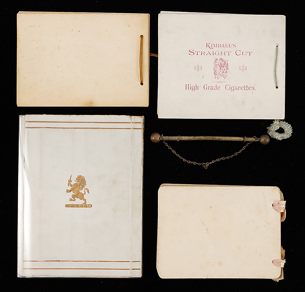 1888-1890 Kimball Co. Non-Sport Albums (4) with "Arms of Dominions"
