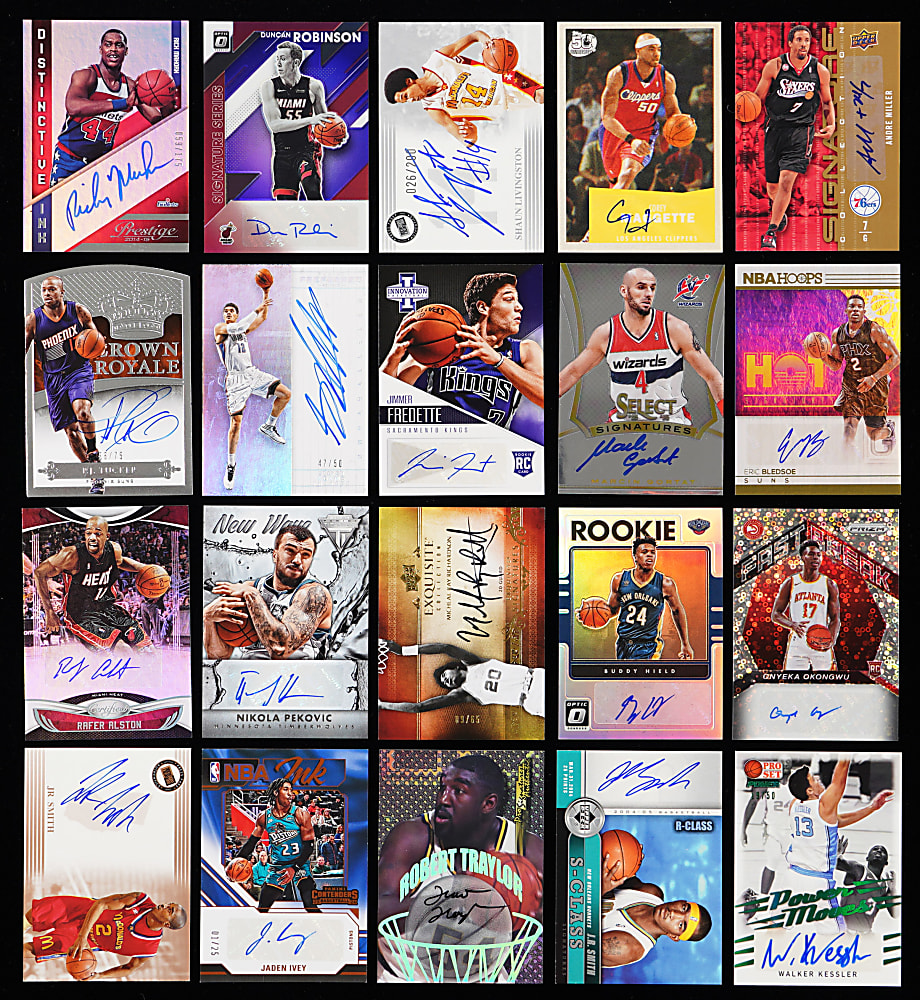 Modern Basketball Certified Autograph Collection (475+) with Stars