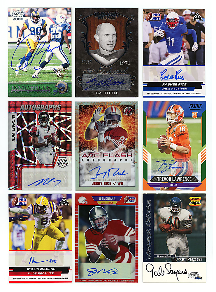 Modern Football Certified Autograph Collection (625+) with Hall of Famers & Stars