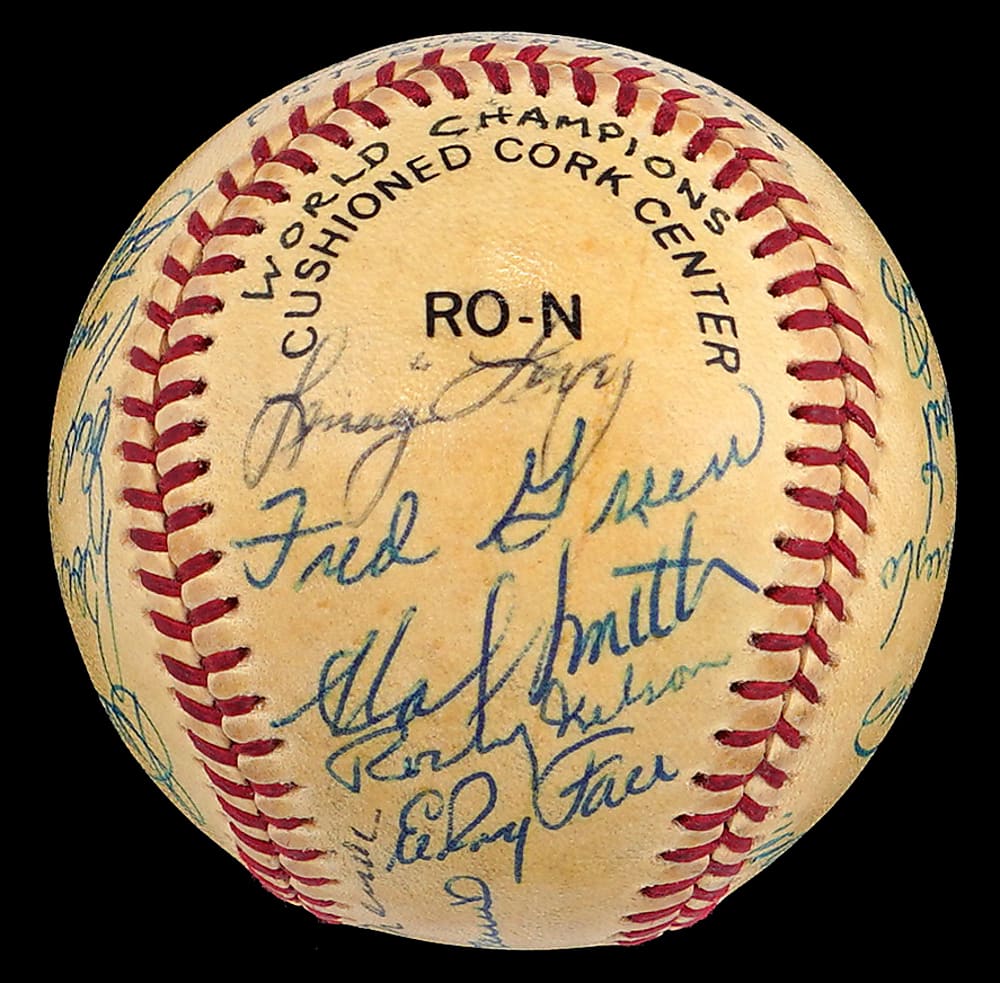 1960 World Champion Pittsburgh Pirates 1970s Reunion Team-Signed ONL Feeney Baseball with (23) Signatures - Beckett Full LOA