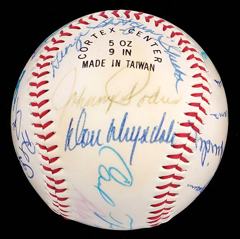 Brooklyn Dodgers Multi-Signed Hall of Famers & Greats Baseball with (18) Signatures Including Drysdale, Herman, Snider, Furillo - Full JSA LOA