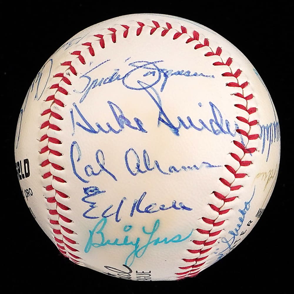 Brooklyn Dodgers Multi-Signed Hall of Famers & Greats Baseball with (18) Signatures Including Drysdale, Herman, Snider, Furillo - Full JSA LOA