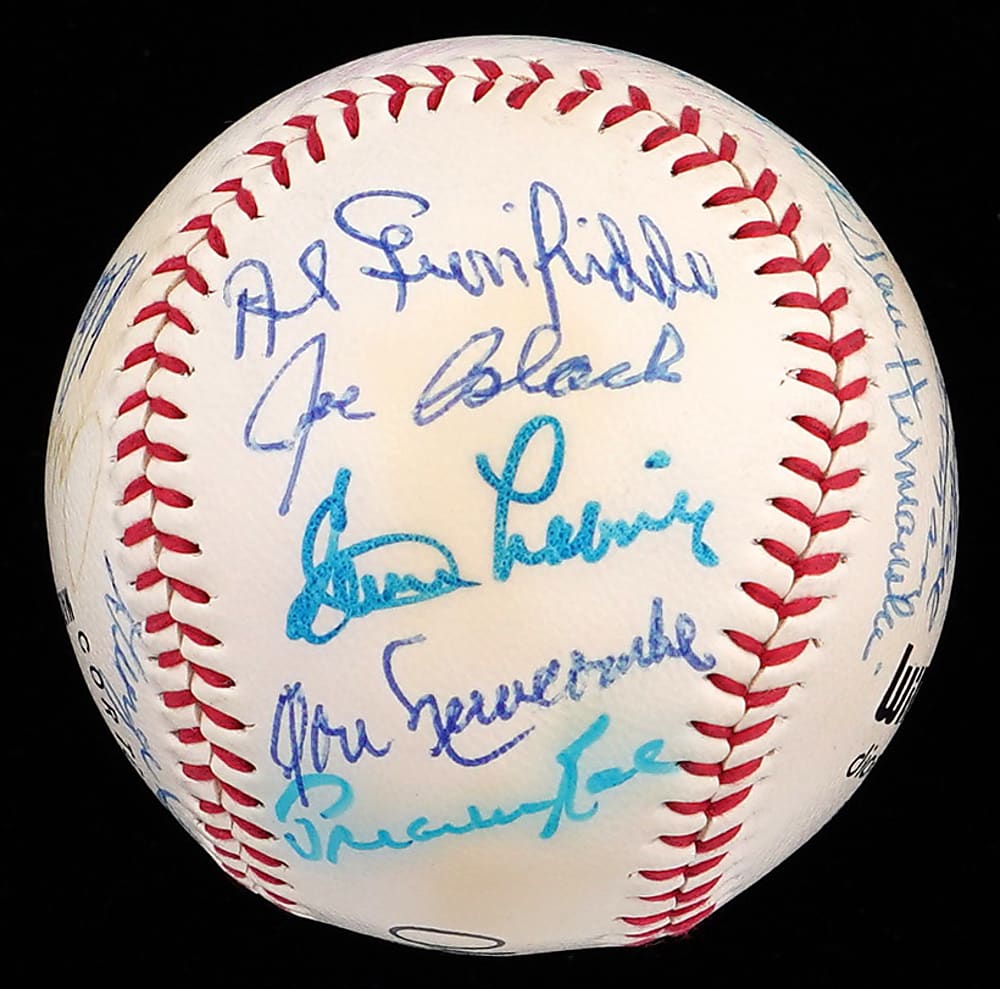 Brooklyn Dodgers Multi-Signed Hall of Famers & Greats Baseball with (18) Signatures Including Drysdale, Herman, Snider, Furillo - Full JSA LOA