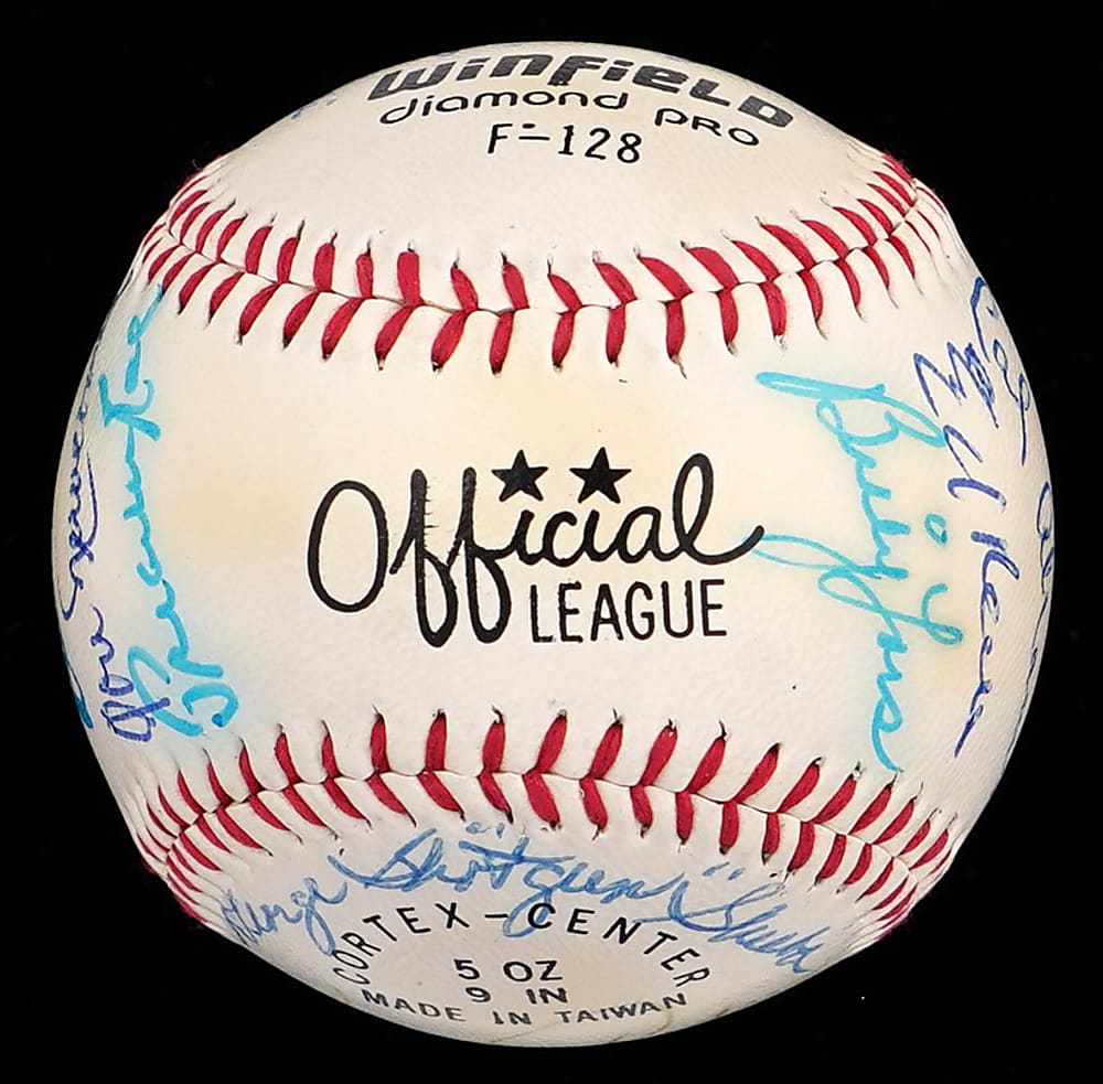 Brooklyn Dodgers Multi-Signed Hall of Famers & Greats Baseball with (18) Signatures Including Drysdale, Herman, Snider, Furillo - Full JSA LOA