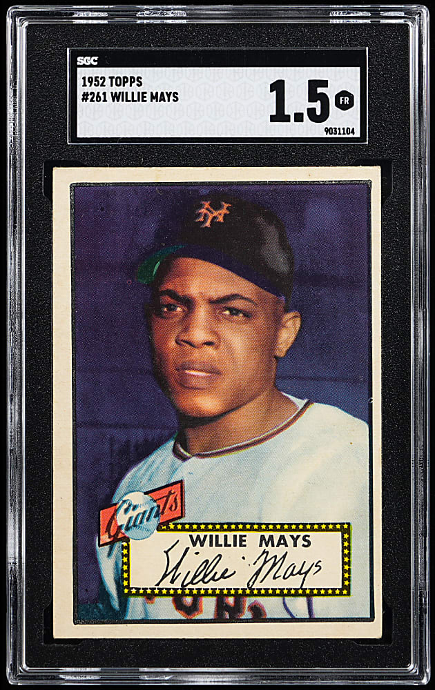 1952 Topps #261 Willie Mays SGC FAIR 1.5