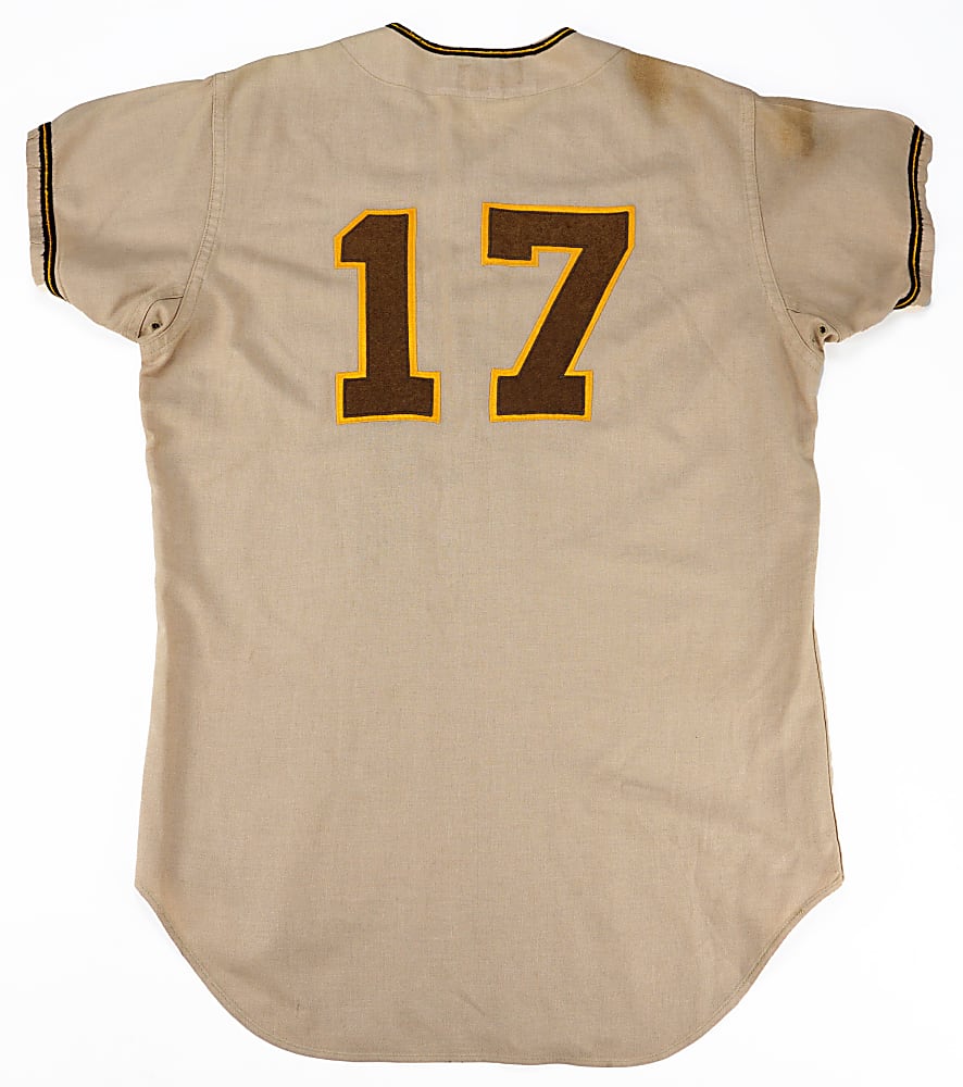 1970 Nate Colbert San Diego Padres Game-Used Road Jersey & Stirrups with Phil Wood LOA