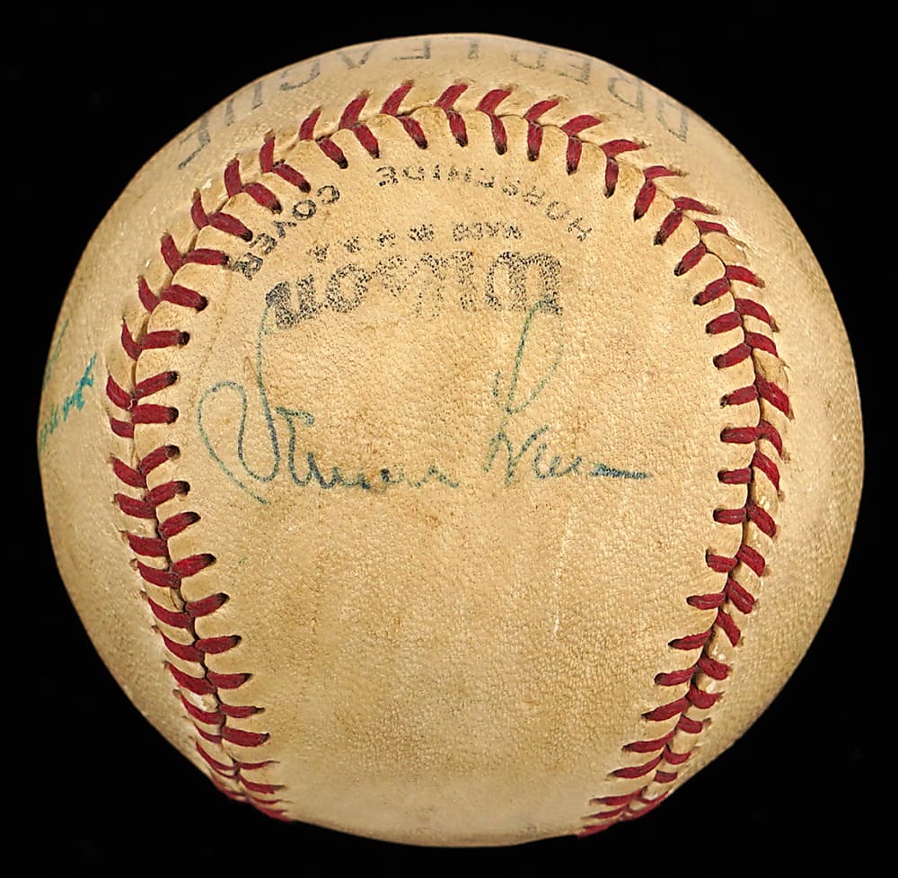 1964-1966 Pittsburgh Pirates Multi-Signed Wilson Prep League Baseball with Roberto Clemente - Full JSA LOA