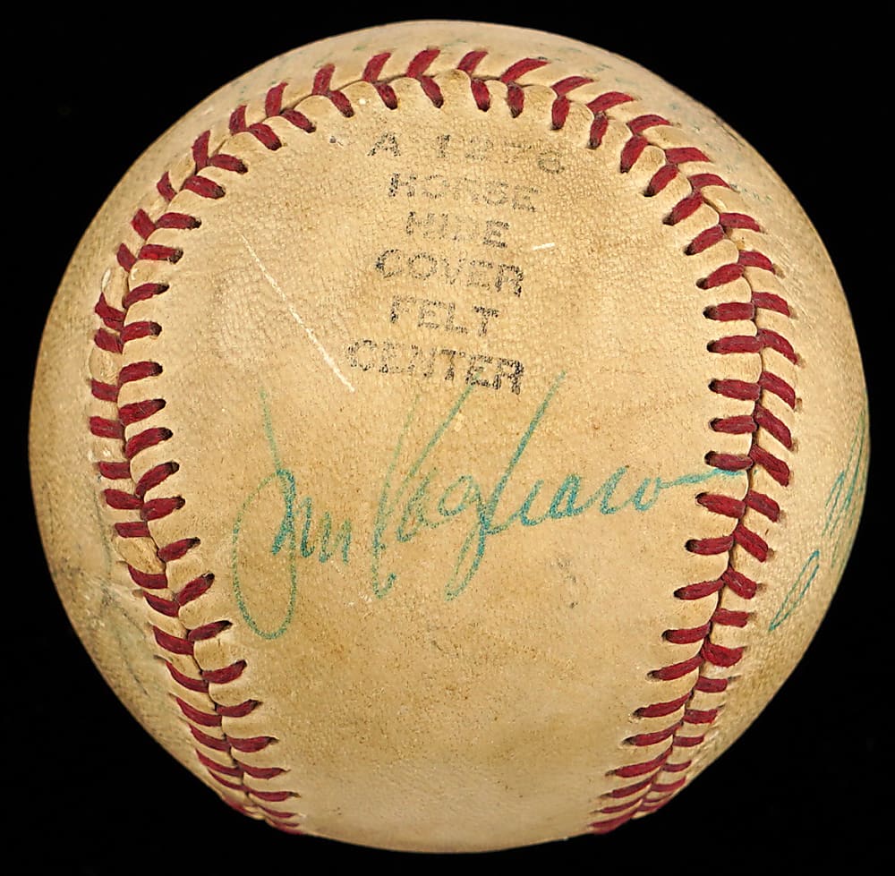 1964-1966 Pittsburgh Pirates Multi-Signed Wilson Prep League Baseball with Roberto Clemente - Full JSA LOA