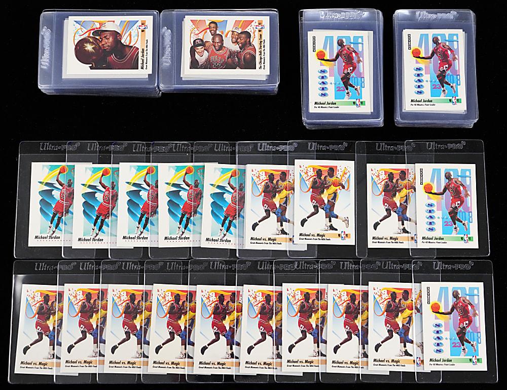 1991-1992 Skybox Basketball Michael Jordan Hoard (120+)