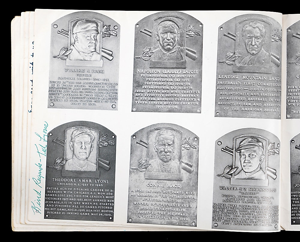 1961 Baseball Hall of Fame & Museum Multi-Signed Program with 42 Total Signatures Including 2 Ty Cobb, Jimmie Foxx, Joe DiMaggio, Hank Greenberg - LOADED! Full JSA LOA